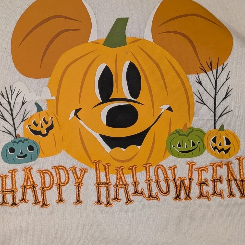 Disney Baby Mickey Mouse Pumpkin Halloween Sweatshirt and Joggers Set 9-12M